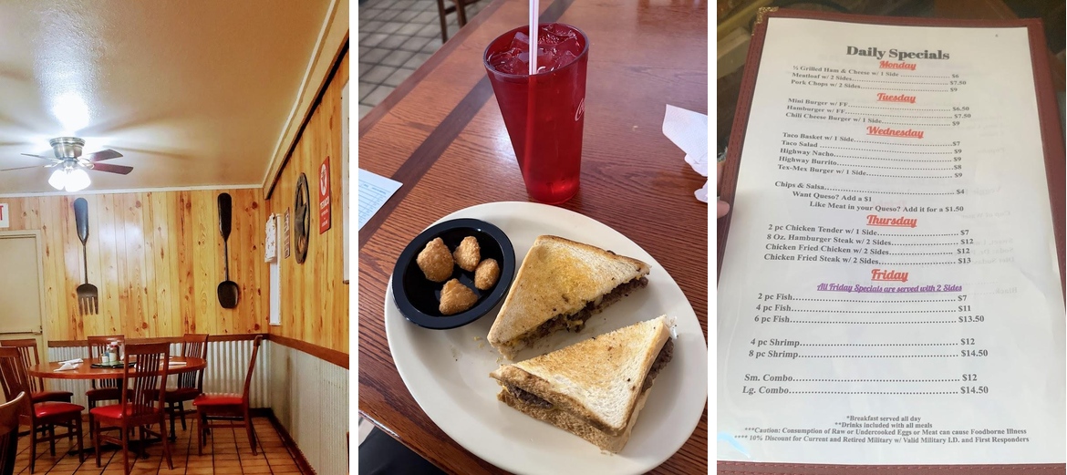 Iowa Park Hwy Grill Menu